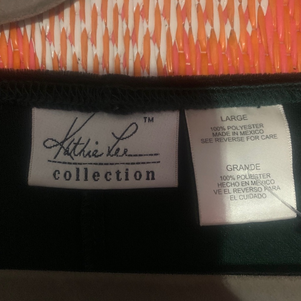 Kathie lee smooth forest green blouse